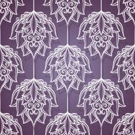 Seamless Floral Pattern (Vector) Hand Drawn Texture N75