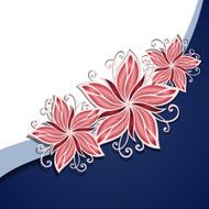 Vector Colored Floral Background Hand Drawn Texture N23