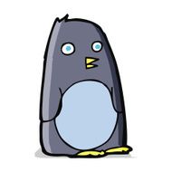 Cartoon penguin N60