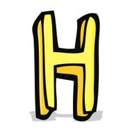 cartoon letter N80