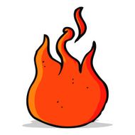 cartoon flame symbol N4