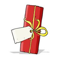 cartoon christmas present N37