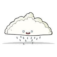 Cartoon Rain Cloud N30