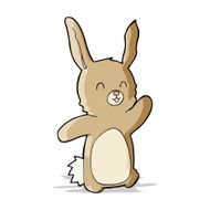 Cartoon happy rabbit N9