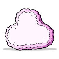 cartoon decorative cloud N18