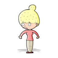 cartoon woman staring N14