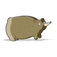 funny cartoon bear N35