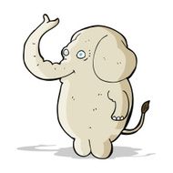 cartoon funny elephant N7