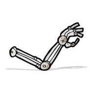 Cartoon Robot Arm N15