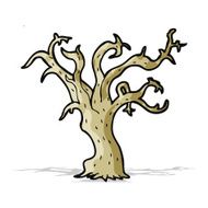 cartoon winter tree N5