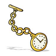 Cartoon Old Pocket Watch N5