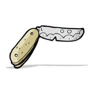 cartoon folding knife N19