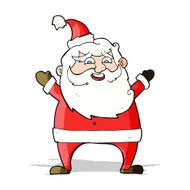 jolly santa cartoon N10