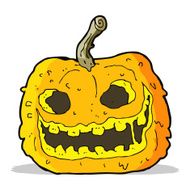 cartoon spooky pumpkin N11