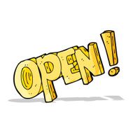 cartoon open symbol N4