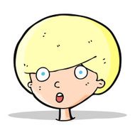 Cartoon Surprised Boy N14