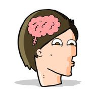 cartoon head with brain symbol N17