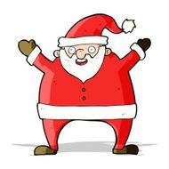 Cartoon Santa Claus N225