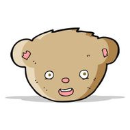 cartoon teddy bear face N6