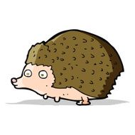 Cartoon Hedgehog N26