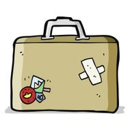 cartoon luggage N9