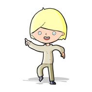 Cartoon Man Pointing N105