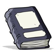 cartoon old book N8