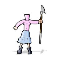 cartoon female body (add photos or mix and match cartoons) N94