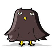 Cartoon Owl N105