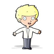 cartoon happy boy N111