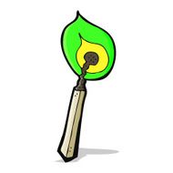 cartoon burning match N24