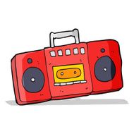 cartoon radio cassette player N7