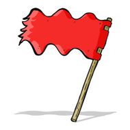 Cartoon White Flag N12