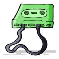 cartoon cassette tape N16