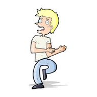 cartoon stressed out man N13