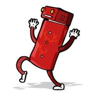 Cartoon Robot N171