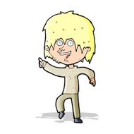 cartoon happy boy N113