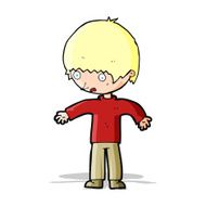 cartoon confused boy N9