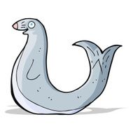 cartoon happy seal N8