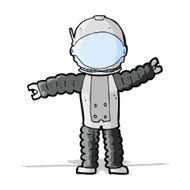 Cartoon Astronaut N72