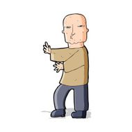 cartoon tough man N8