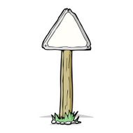 cartoon signpost N7