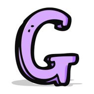 cartoon letter g N10