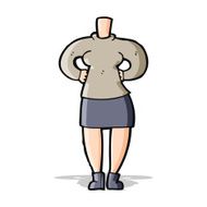 cartoon female body (add photos or mix and match cartoons) N95