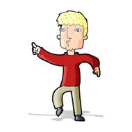 cartoon dancing man N37