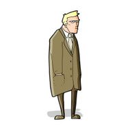 cartoon bad tempered man N4
