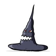 cartoon spooky witches hat N9
