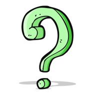 Cartoon Question Mark N34