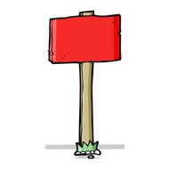 cartoon signpost N8