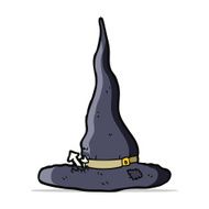 cartoon spooky witches hat N10